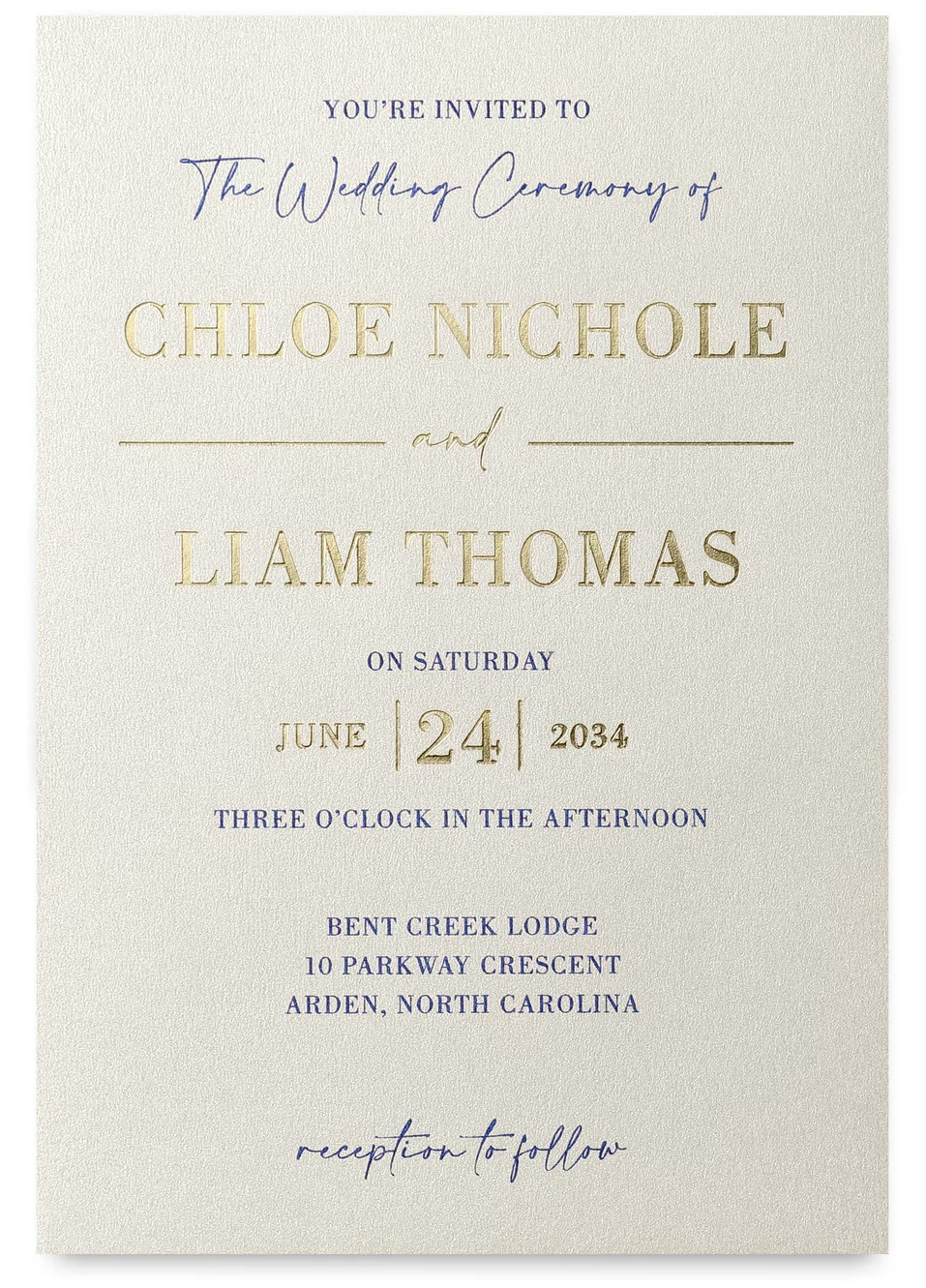 Thermography with Gold Foil