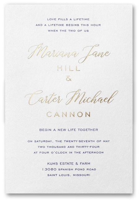 Thermography with Gold Foil